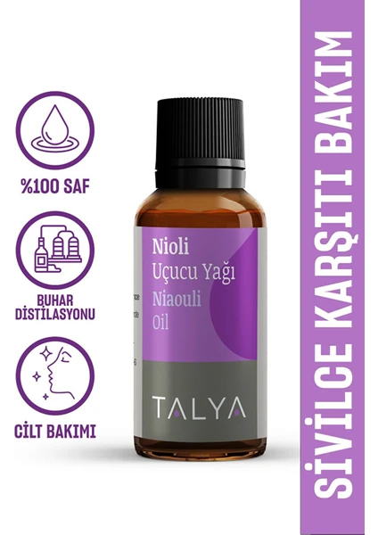 Nioli Uçucu Yağ, %100 Saf ve Doğal, Niaouli Essential Oil, 10 ml