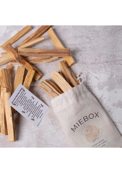 Mie Box Palo Santo Peru Ağaç Tütsü 1 Adet (10-12 Gr, Sertifikalı)