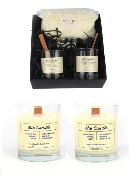 Soya Mum Yap Kiti - Organik Mumunu Yap - DIY SOY Candle Set - Soya Mum Yapım Malzemeleri