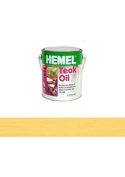 Hemel 10816 Teak Oil 2.5 Litre Tik Yağı