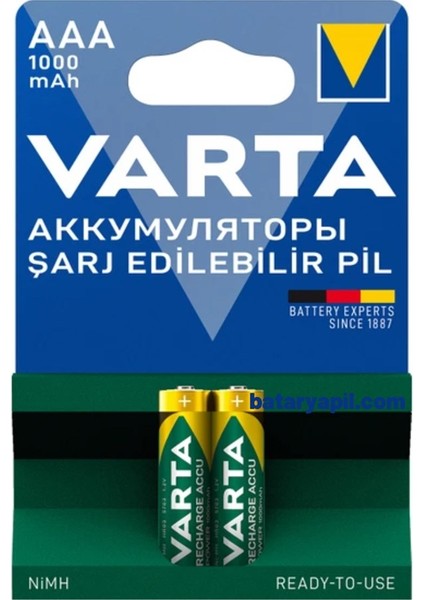 1000MAH Şarjlı Aaa Ince Pil fırsatları