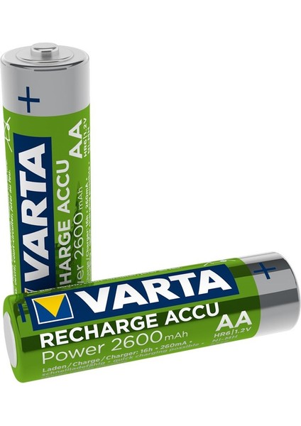 2600MAH Aa Şarjlı Kalem Pil