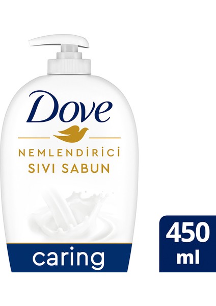 Nemlendirici Sıvı Sabun Caring 1/4 Nemlendirici Krem Etkili 450 ml