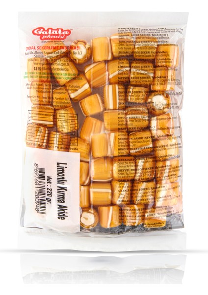 Limonlu Kırma Akide Şekeri 400 Gr