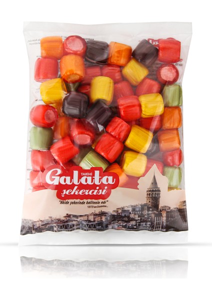 Karışık Meyveli Kırma Akide Şekeri 400 Gr