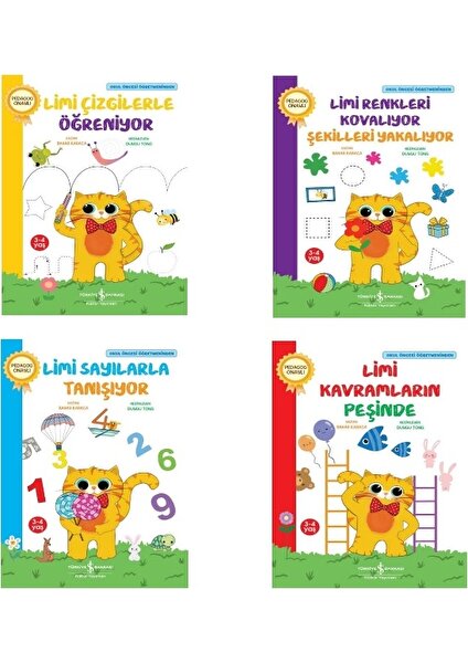 Limi Kavramların Peşinde - Limi Sayılarla Tanışıyor / Okul Öncesi Öğretmeninden - 4 Kitap Set