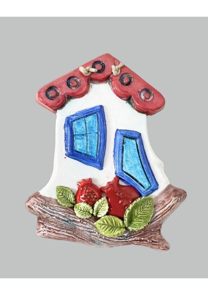 Seramik Şans Evi Dekoratif Duvar Süsü