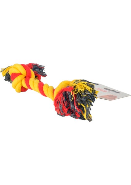 Düğümlü Diş Ipi Köpek Oyuncağı 23CM (Karışık Renkli)