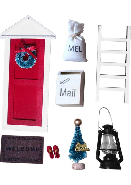 Çocuk Dollhouse Noel Çocuk Hediyeleri 1/6 1/12 Bebek Ev Dekor Mini (Yurt Dışından) fiyatları