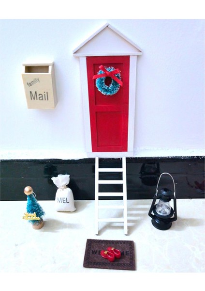 Çocuk Dollhouse Noel Çocuk Hediyeleri 1/6 1/12 Bebek Ev Dekor Mini (Yurt Dışından) fırsatları
