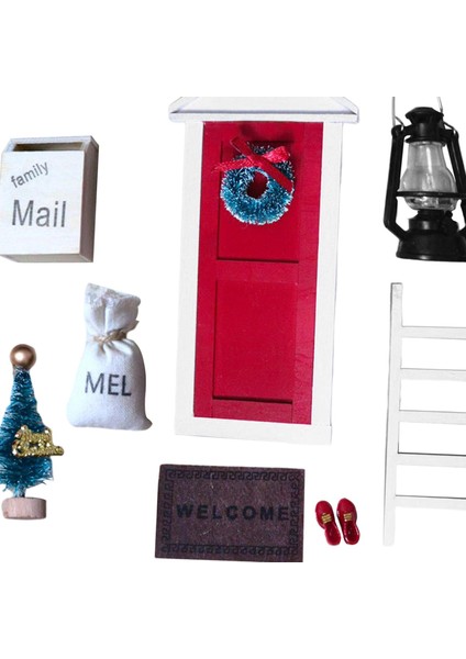 Çocuk Dollhouse Noel Çocuk Hediyeleri 1/6 1/12 Bebek Ev Dekor Mini (Yurt Dışından) indirimleri