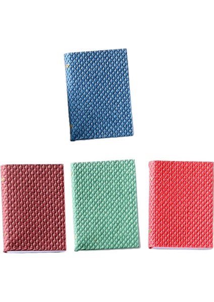4x Kitap 1/12 Bebek Evi Çalışma Kitaplık Yaşam Sahnesi Prop Dekoratif Oyuncaklar (Yurt Dışından)