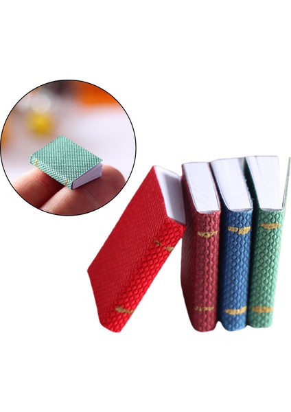 4x Kitap 1/12 Bebek Evi Çalışma Kitaplık Yaşam Sahnesi Prop Dekoratif Oyuncaklar (Yurt Dışından) modelleri