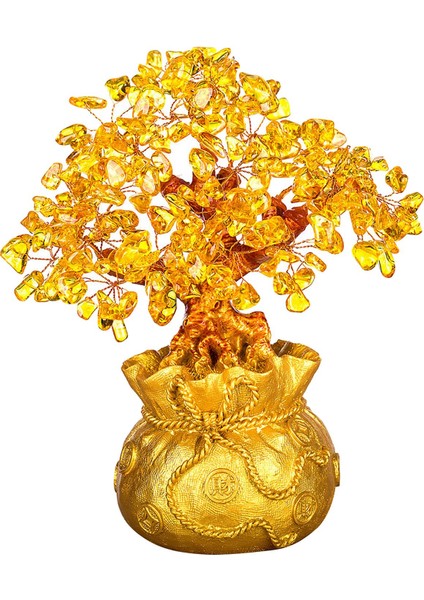Para Tree Feng Shui Şanslı Ağaç Yapay Ağaçlar Ofis Masa El Sanatları (Yurt Dışından) fiyatları