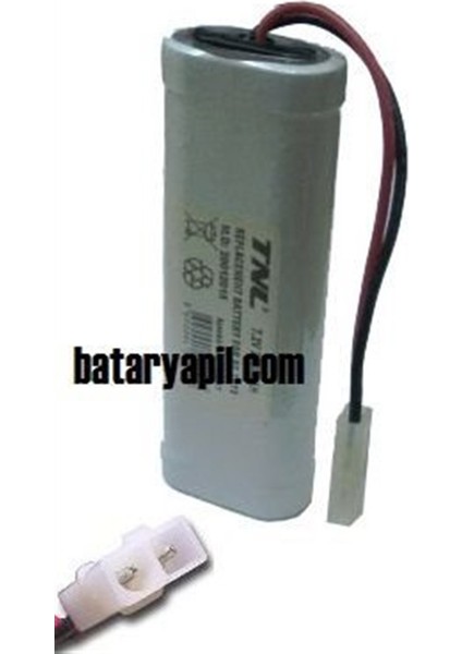 7.2V 2400MAH Tamiya Soketli Oyuncak Araba Pili