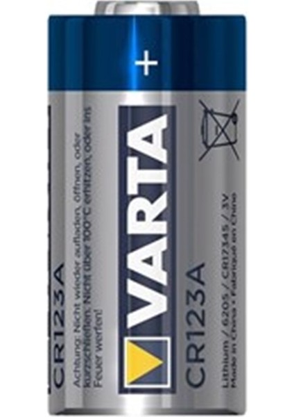 100 Adet Varta CR123A 3V Lityum Pil Kampanya modelleri