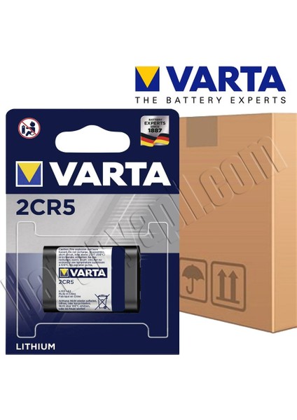 10 Adet Varta 2cr5 6V Lityum Foto Pili Toptan Satış