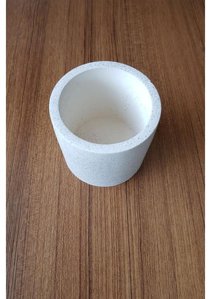 Adresiburası B58B-TAŞ (Stone) Efektli Beton Silindir Kaktüs ve Çiçek Saksısı fiyatları