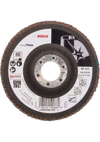 115MM 40 Flap Disk Best Yeşil Bosch 2608608267 fiyatları