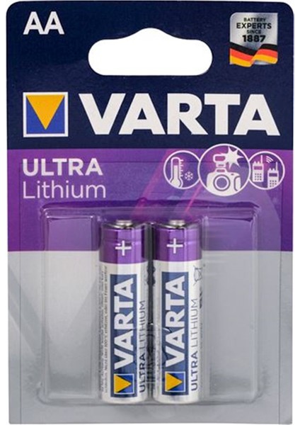 Lityum 6106 Aa Kalem Pil 2li Blister Ambalaj