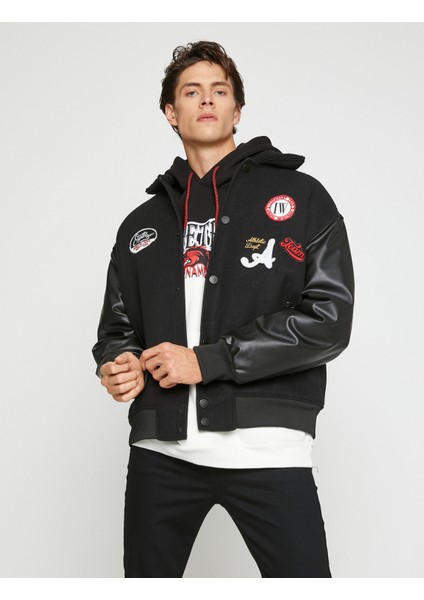 Kolej Ceket Klasik Yaka Cep Detaylı