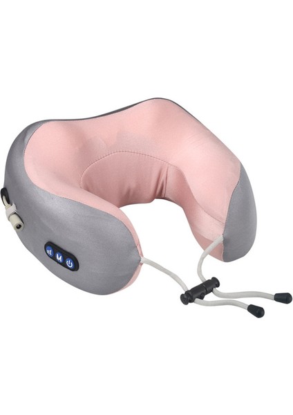 Elektrikli Boyun U Şekilli Yastık - Pembe (Yurt Dışından)