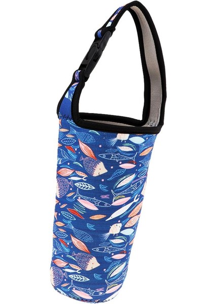 2x Tumbler Taşıyıcı Tutucu Kahve Kupaları Açık Kamp Bisiklet Bisiklet ve Mavi Çiçek Için Kapak (Yurt Dışından) indirimleri