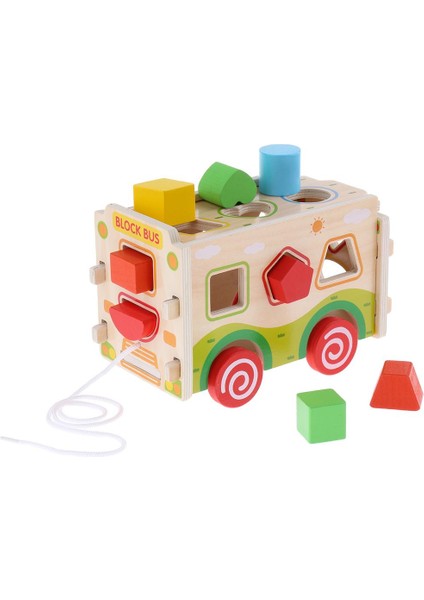Klasik Çekme Otomobil House Çok Ahşap Blok Sıra (Yurt Dışından) fiyatları