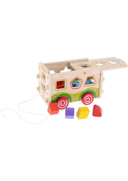 Klasik Çekme Otomobil House Çok Ahşap Blok Sıra (Yurt Dışından) fırsatları