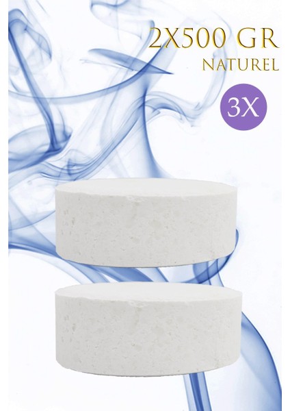 Saban nem Alıcılı ve Rutubet Giderici Yedek Tablet 2X500 gr Naturel 3'lü Paket