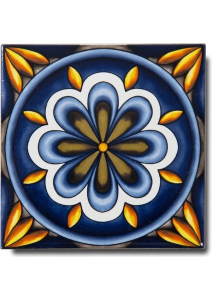 Ikbal Çini Seramik 10X10 Desenli Ayna Karosu 5'li 1 Paket ICS126