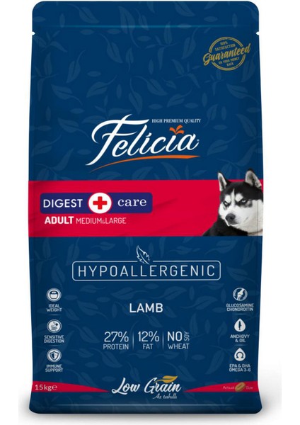 Yetişkin Kuzu Etli Köpek Maması - 15 kg