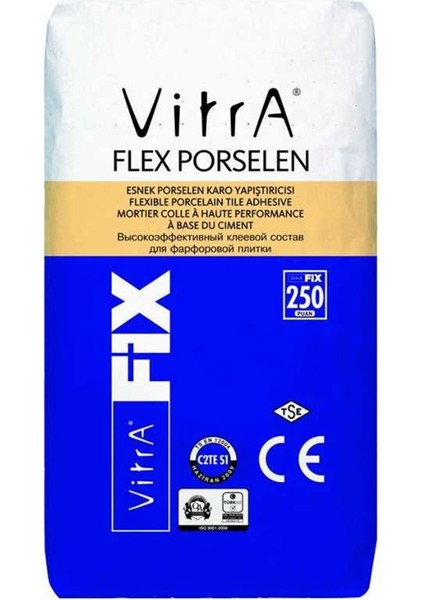 Vıtrafıx Flex Porselen Beyaz 25 kg F12203025