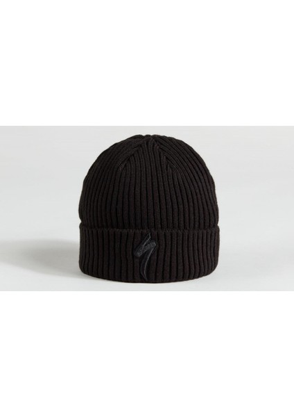 New Era Cuff S-Logo Bere - Siyah