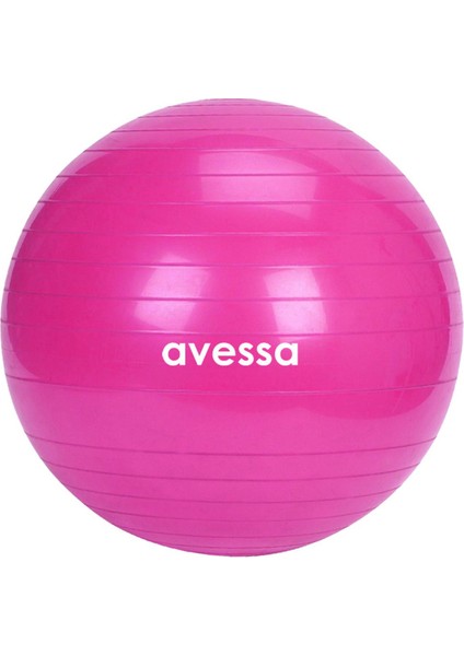 55 cm Pilates Topu Poşet Ambalaj Pembe