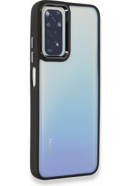 Xiaomi Redmi Note 11 / 11S Kılıf Luna Lens Kamera Çerçeveli Silikon Kapak