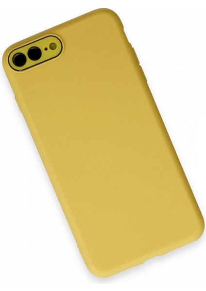 iPhone 7 Plus / 8 Plus Glass Kamera Korumalı Lansman Silikon Kapak