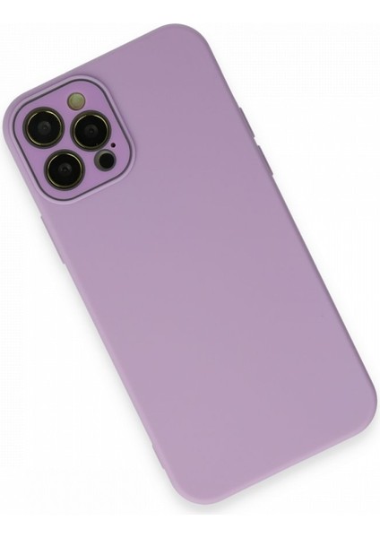iPhone 12 Pro Max Glass Kamera Korumalı Lansman Silikon Kapak
