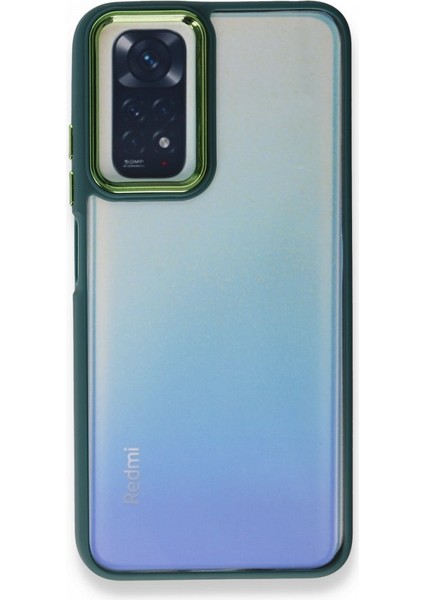 Xiaomi Redmi Note 11 / 11S Kılıf Luna Lens Kamera Çerçeveli Silikon Kapak