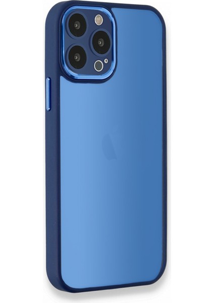iPhone 12 Pro Max Kılıf Freya Lazer Lens Kamera Çerçeveli Silikon Kapak