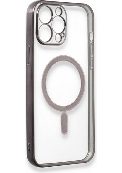 iPhone 13 Pro Max Kılıf Magsafe Özellikli Lazer Silikon Kapak