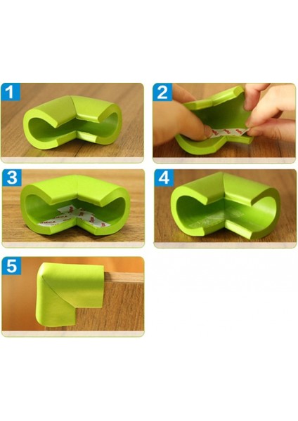 Kauçuk Masa Kenar Koruyucu (4lü Set)