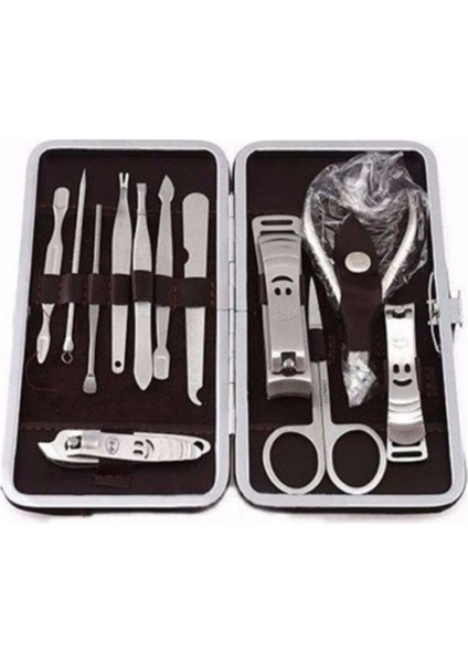 Tırnak Bakımı Tırnak Makası Set Full Profesyonel Törpü Manikür Pedikür Seti 13 Parça