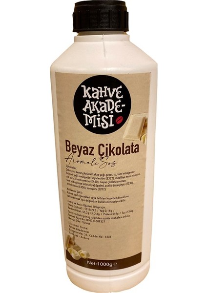 Beyaz Çikolatalı Gurme Sos 1 kg