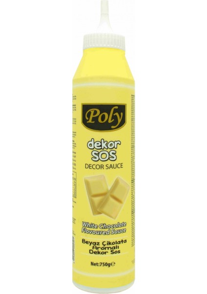 Beyaz Çikolata Dekor Sos 750 gr
