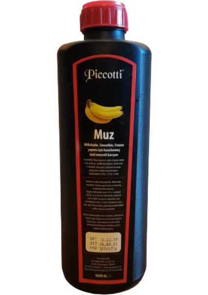 Meyve Püresi Muz 1000 gr