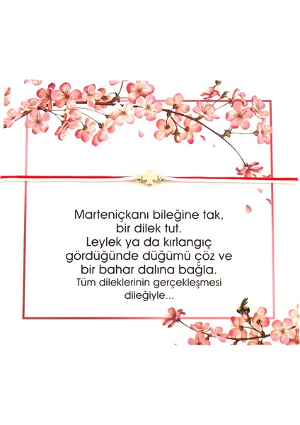 Marteniçka Bileklik Yonca Dorika Bileklik TRBİLEK7868 modelleri