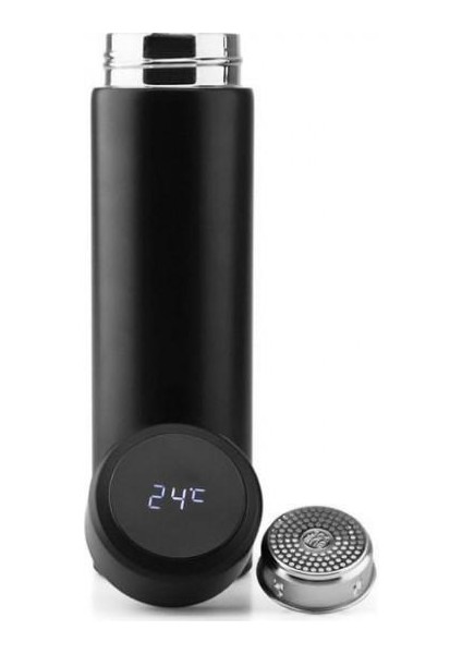 Dijital Sıcaklık Göstergeli Renkli Çelik Termos - 500 ml