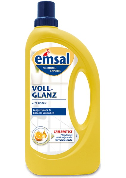 Sert Zeminler Için Yer Cilası Portakallı Kokulu1 Lt