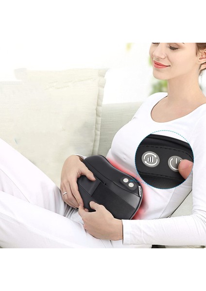 Masaj Yastığı, 3 Hızlı Isı ile Boyun Masaj Aleti, 3D Shiatsu Kas Masajı, Omuzlar ve Sırt Için Yoğurma Masaj Aleti fiyatları